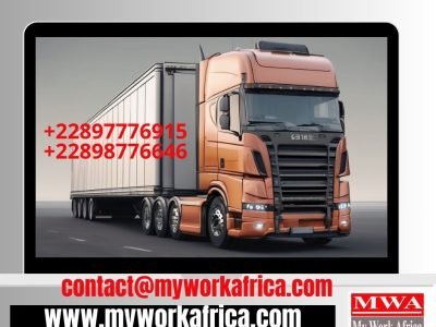 Recrutement de trois (3) Chauffeurs de véhicule de transport de marchandises.